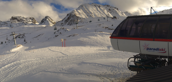 La Plagne - Webcam Bergerie (17 november 2016)